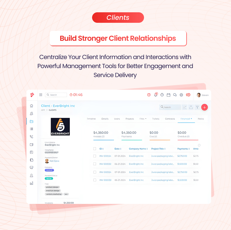 Grow CRM - Laravel Project Management