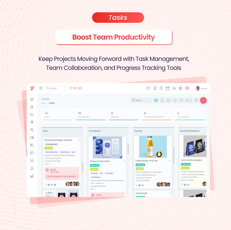 Grow CRM - Laravel Project Management