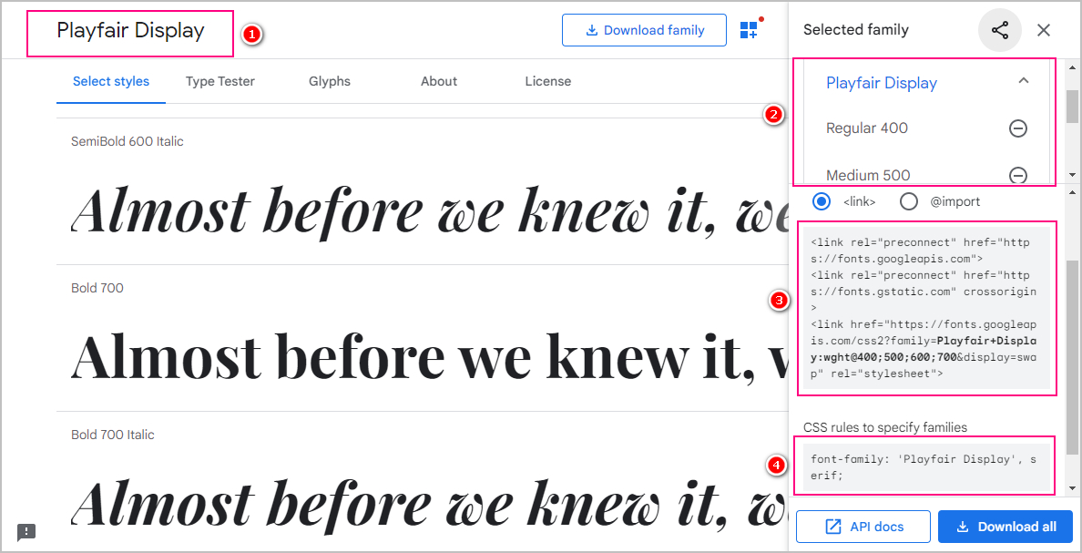 font-google