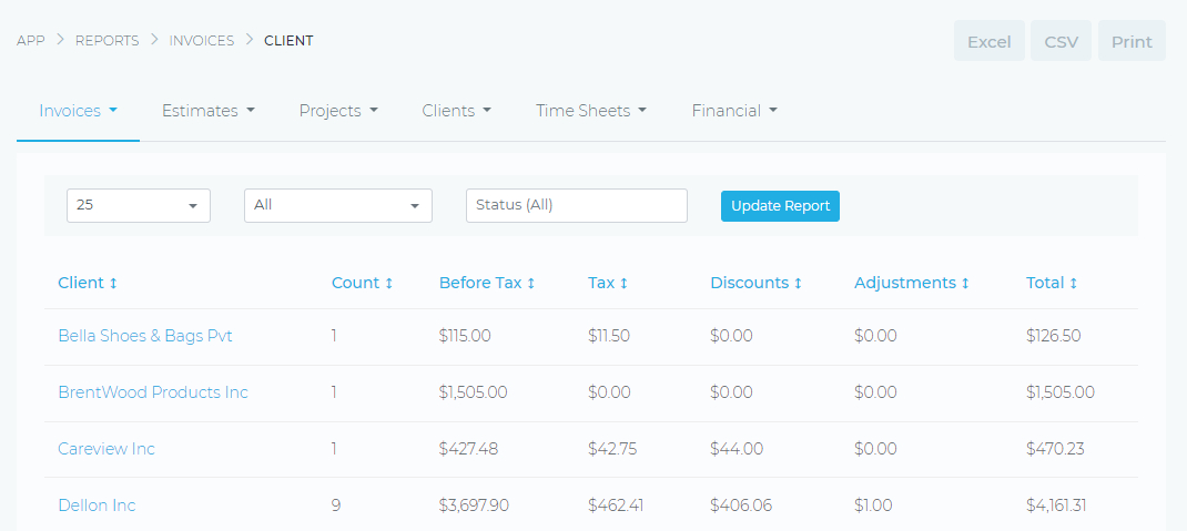 invoice progress payment